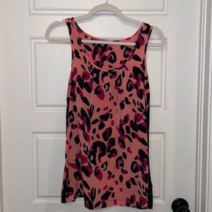 Charolette Russe Pink Animal Print Top